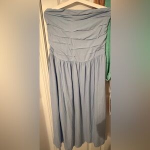 Target Light Blue Strapless Dress